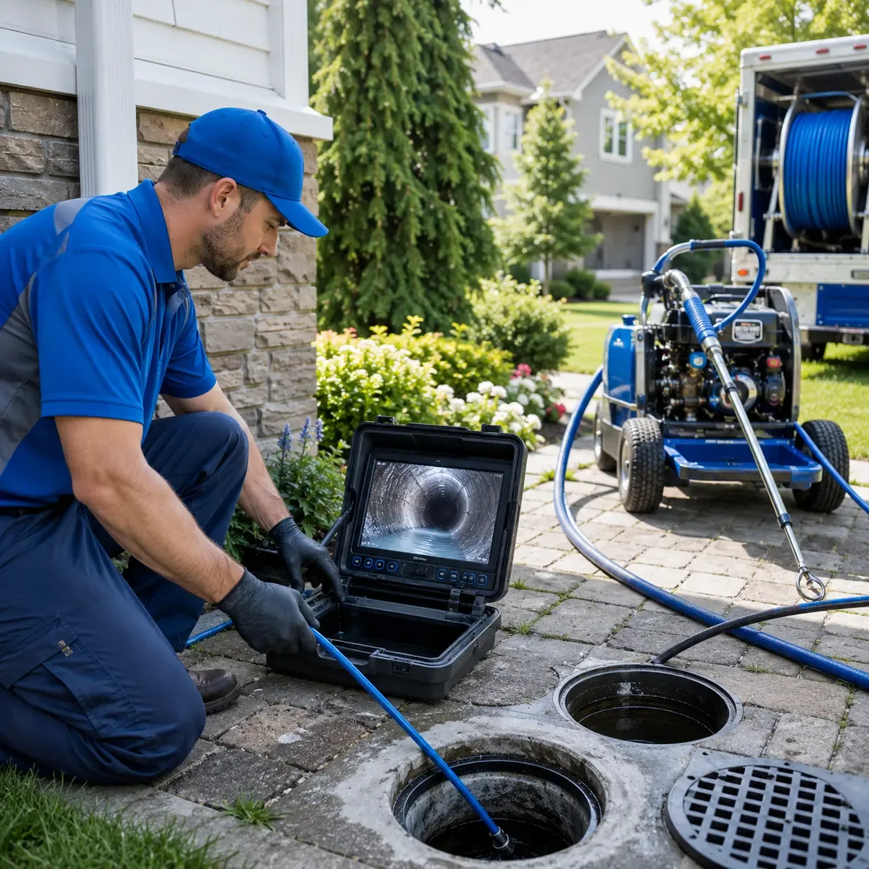 Outdoor drain cleaning professionals serving Minnie, KY